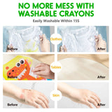 Ultra Silky Washable Crayons: 24 Colours