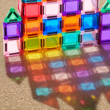 Mini Colourful Magnetic Tiles 66pc