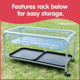 Premium Sand and Water Sensory Tray Table with Stand 58cm