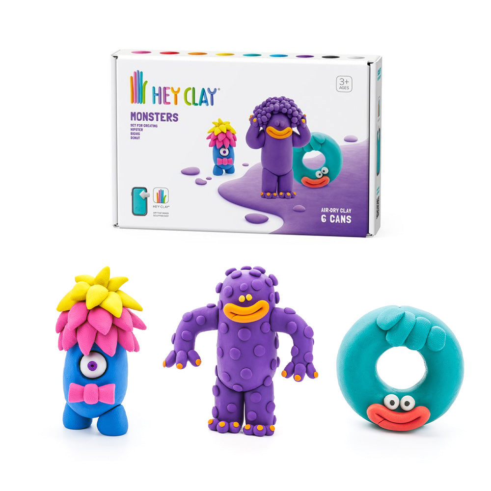 Hey Clay - Monsters: Hipster, Bigwig, Donut