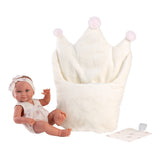 Llorens - Anatomically Correct Baby Girl Doll w Clothing & Sleepbag Nica 40cm
