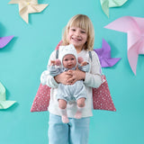 Llorens - Baby Girl Doll with Clothing & Space Carrier: Mimi 42cm
