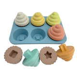 Bioplastic Cupcake Shape Sorter Set 13pc