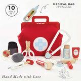 Wooden Doctor's Medical Kit 10pc