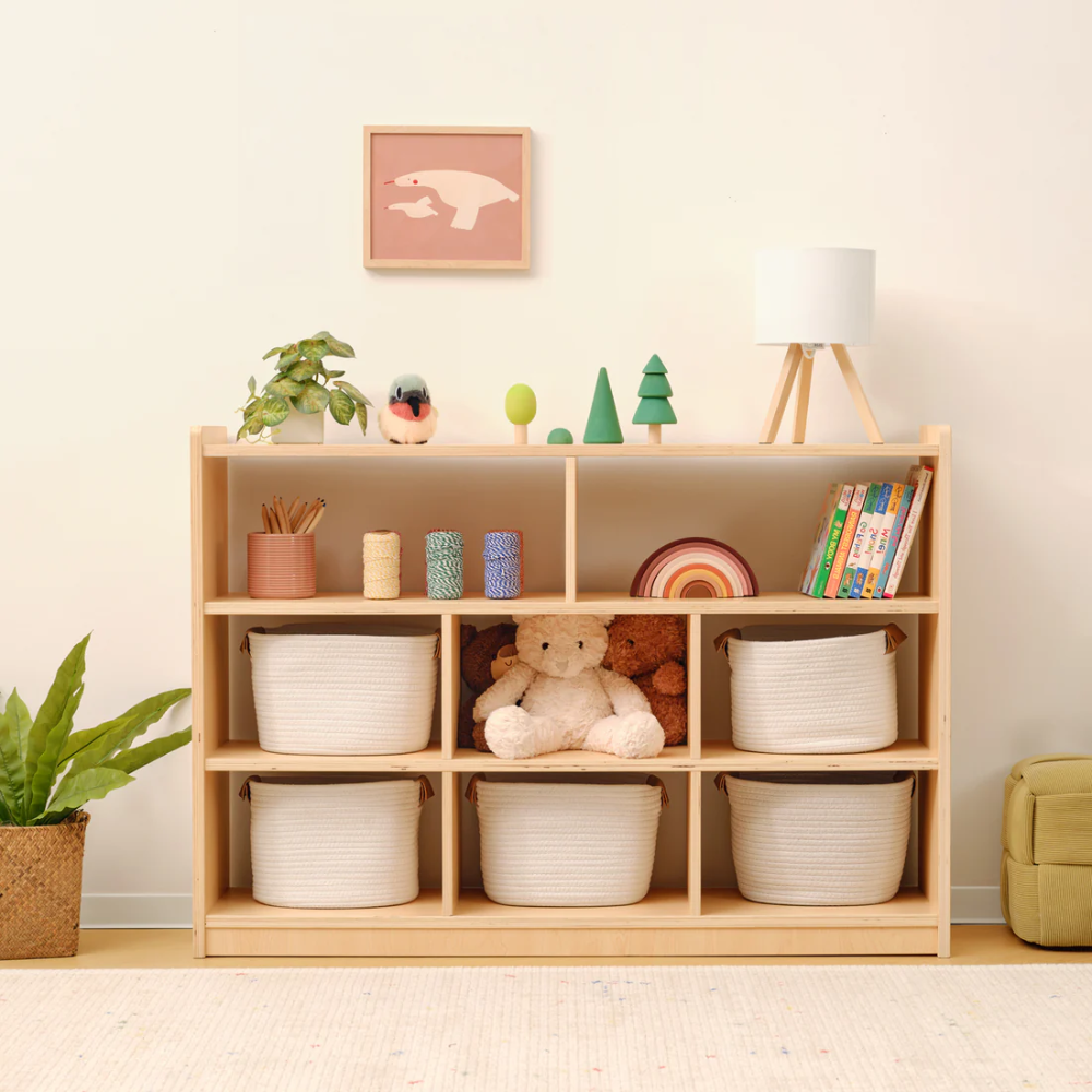 Wooden 3-Shelf Storage & Organiser 90 x 113cm