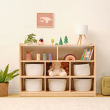 Wooden 3-Shelf Storage & Organiser 90 x 113cm
