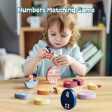 Dino Number Matching Game 18pc