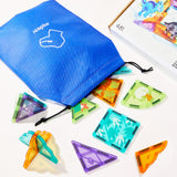 Colourful Magnetic Tiles: Jurassic Adventure 48pc
