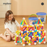 Rainbow Magnetic Sticks 60pc