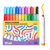 Wash Power Ultra Washable Markers: 24 Colours