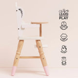 Wooden Dolls High Chair