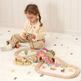 Wooden Farm Set 48pc