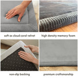 Hakuna Matte Cloud Soft Children’s Carpet: Grey Round 1.2m x 2.5cm