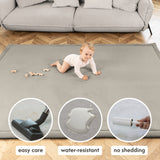 Hakuna Matte Cloud Soft Children’s Carpet: Grey 2m x 1.5m