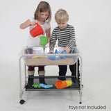 Translucent Sensory Sand & Water Tray with Stand