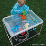 Translucent Sensory Sand & Water Tray with Stand