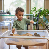 Translucent Sensory Sand & Water Tray with Stand