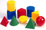 Geometric Solids Plastic 10cm 17pc - Demo Stock