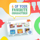 Glo Pals - Water Activated Light-Up Sensory Cubes: Daniel Tiger 6pc