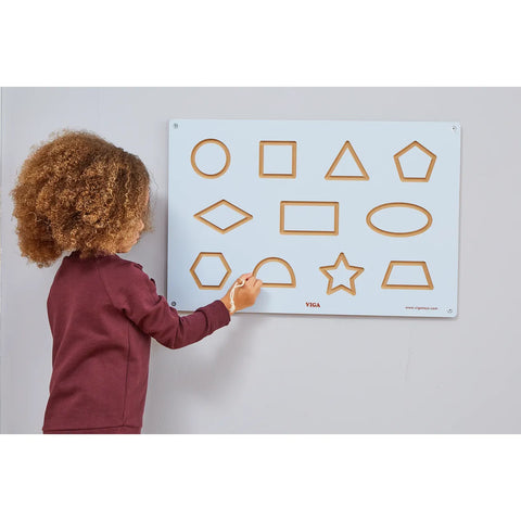 Wall Mounted Activity: Writing Board - Shapes