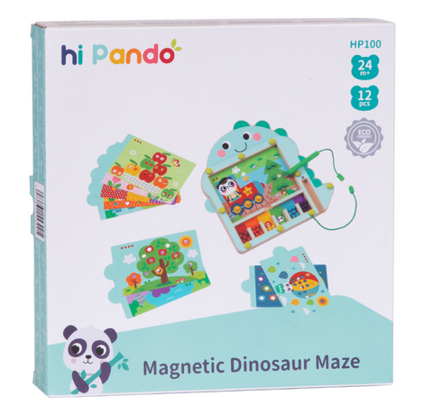 Dinosaur Magnetic Maze 12pc