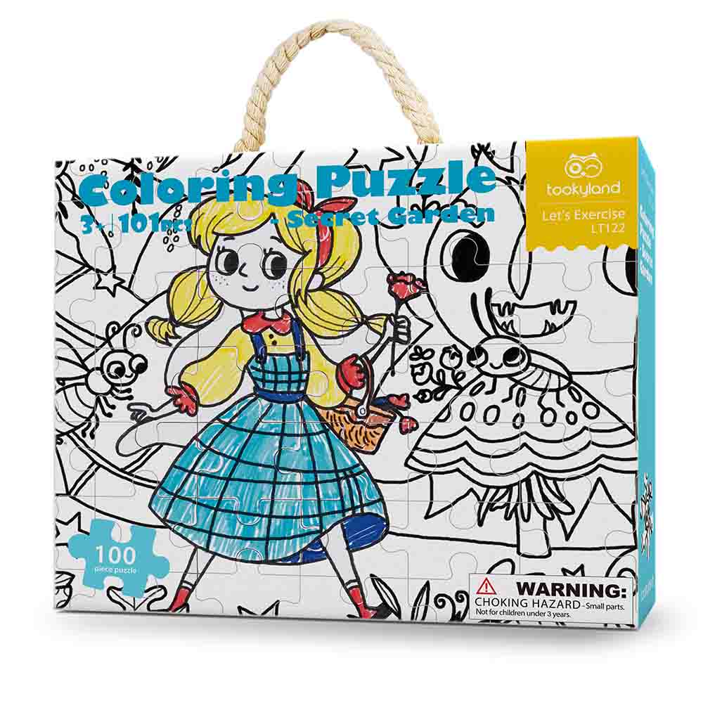 Colouring Puzzle: Secret Garden