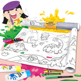 Sticky Colouring Poster: Dinosaur Adventures 40cm x 3m