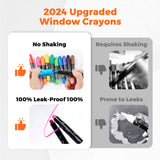Twistable Window Crayons: 12 Colours