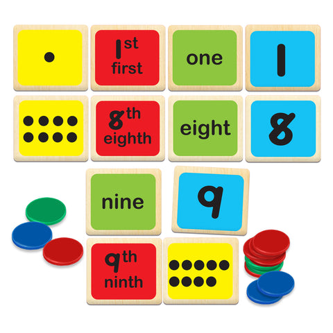 Wooden Learning Numbers 1-10