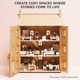 The Grand Natural Wood Dolls House