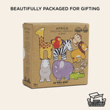 Africa Stacking Animals & Bag 10pc
