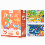 4-in-1 Level Up Puzzles: Level 2 Daily Scenes