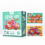 3-in-1 Level Up Puzzles: Level 4 Transportation