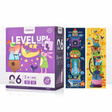 2-in-1 Level Up Puzzles: Level 6 Imagine the World