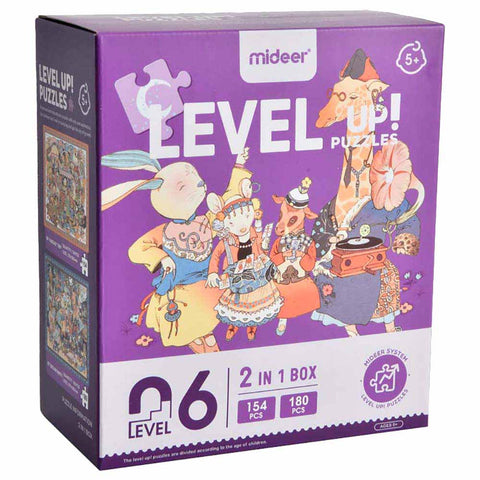 2-in-1 Level Up Puzzles: Level 6 Forest Fantasy