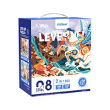 2-in-1 Level Up Puzzles: Level 8 Magic Book & Fairy Tales