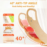 Rainbow Wooden Climber