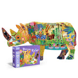 Dreamy Rhino Irregular Puzzle 280pc