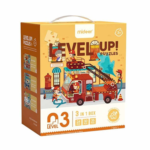 3-in-1 Level Up Puzzles: Level 3 Busy Community Helpers