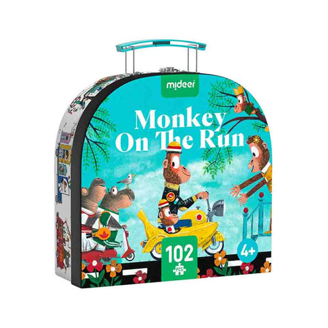 Monkey on the Run Puzzle Box 102pc