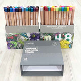 Vibrant Colored Pencil Set 48 Colours