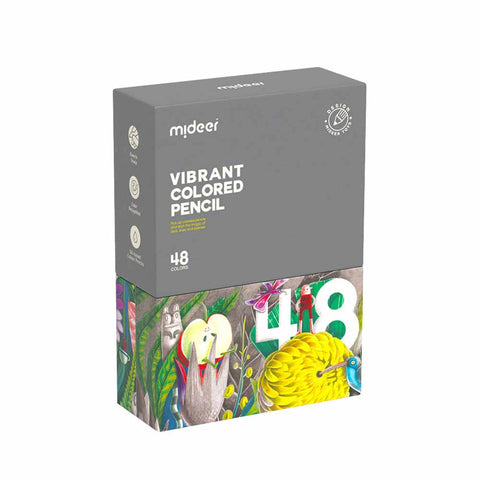 Vibrant Colored Pencil Set 48 Colours