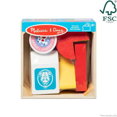 Wooden Food Groups Play Set: Dairy