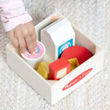Wooden Food Groups Play Set: Dairy
