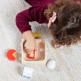 Wooden Food Groups Play Set: Dairy