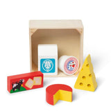 Wooden Food Groups Play Set: Dairy