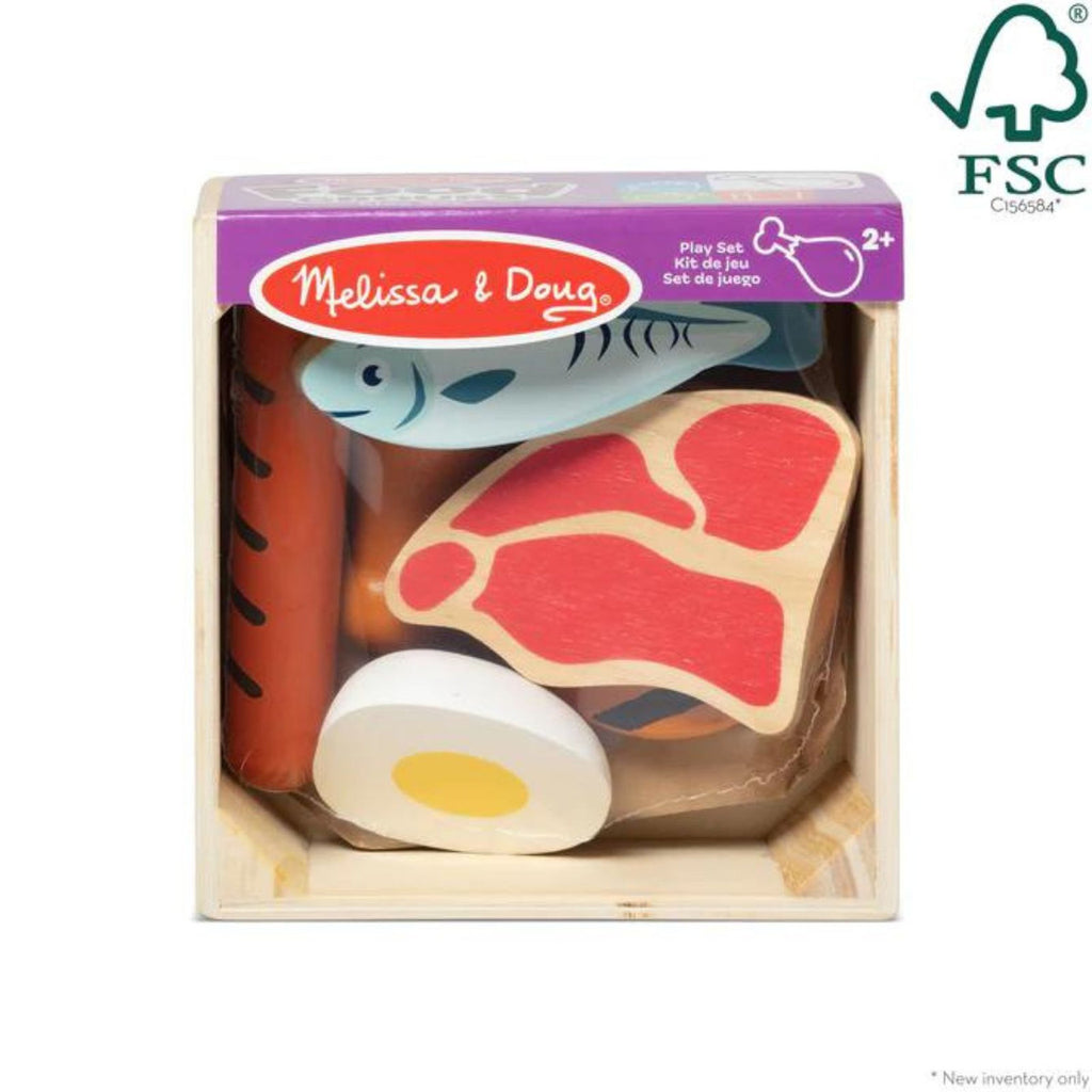 Wooden Food Groups Play Set: Protein