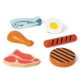 Wooden Food Groups Play Set: Protein