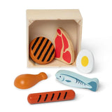Wooden Food Groups Play Set: Protein