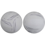 Netball White 18 Panel PVC; Size 5